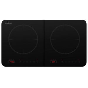 Imagine Klarstein Plită dublă cu inducție Cookio 3500W cu temporizator din sticlă ceramică