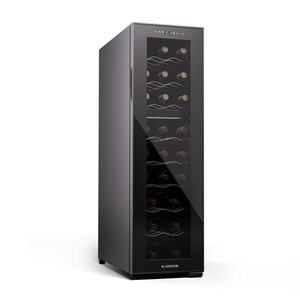 Imagine Klarstein Shiraz 24 Duo, frigider pentru vin, 2 zone, 75 l / 24 sticle, 5-18 / 5-18 °C, control tactil