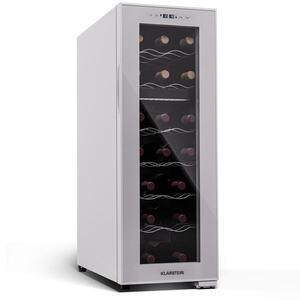 Imagine Klarstein Shiraz 18 Duo, frigider pentru vin, 2 zone, 58 l / 18 sticle, 5-18 / 5-18 °C, control tactil