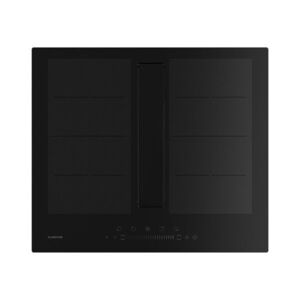 Imagine Klarstein Chef-Fusion Down Air System plită cu inducție + hotă 60cm 598 m³/h capacitate evacuare EEC A
