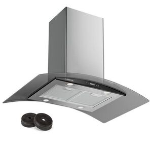 Imagine Klarstein Hota, Colette, 90 cm, 601 m³/h, clasa energetică A++, oțel inoxidabil, argintie