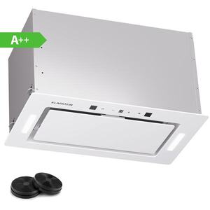 Imagine Klarstein Hektor Eco, hotă, 52 cm, 446 m³/h, control tactil, sticlă