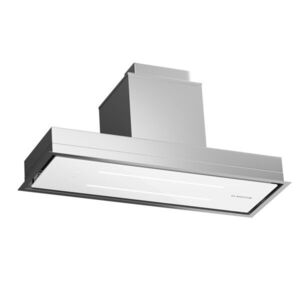 Imagine Klarstein High Line Eco 90 hotă de tavan 90 cm 436 m³/h trepte telecomandă lumină ambientală