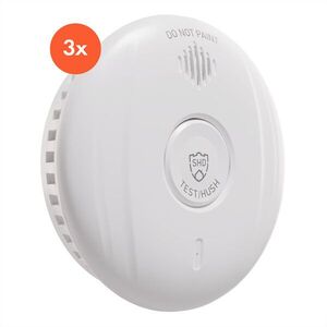 Imagine SHD by oneConcept, detector de fum DOF Pro10, plastic, semnal de avertizare: 85 dB, durata de viață a bateriei 10 ani