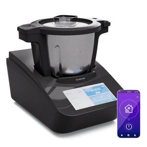 Imagine Klarstein Aria Grande Smart, robot de bucătărie, 1700 W, 4, 7 l, control prin aplicație, atașament pentru abur, display TFT de 7'