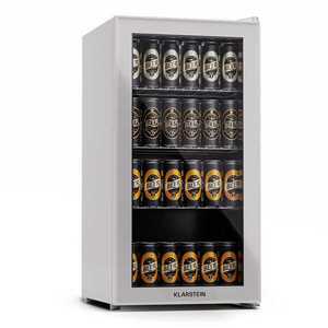 Imagine Klarstein Beersafe 74 Slim, frigider, 74 litri, 3 rafturi, ușă panoramică de sticlă