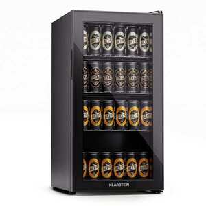 Imagine Klarstein Beersafe 74 Slim, frigider, 74 litri, 3 rafturi, ușă panoramică de sticlă