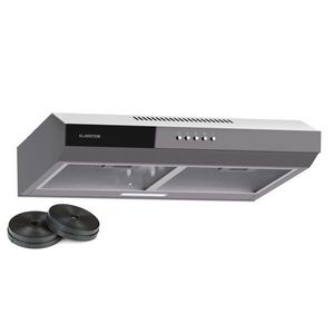 Imagine Klarstein Contempo 60, hota, 60 cm, sub dulap, 200 m³/h, LED, acril, otel inoxidabil