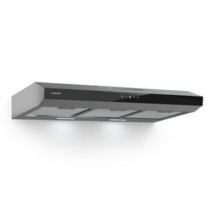 Imagine Klarstein Contempo Neo, hotă, sub dulap, recirculare, 192 m³/h, SenseControl, control tactil integrat, oțel inoxidabil / sticlă acrilică