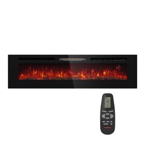 Imagine Klarstein Galeras 178, șemineu electric de perete, 1800 W, LED