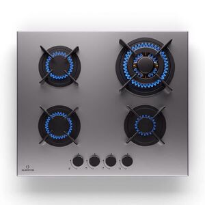 Imagine Klarstein Goldflame 4 plită pe gaz independentă 4 arzătoare gaz natural/propan inox