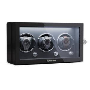 Imagine Klarstein Sarthe 3, aparatul de întors ceasuri, pentru 3 ceasuri, 4 moduri de rotație, iluminare LED, blocare