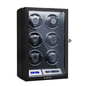 Imagine Klarstein Sarthe 6, aparatul de întors ceasuri, pentru 6 ceasuri, 5 moduri de rotație, iluminare LED, control tactil, telecomandă