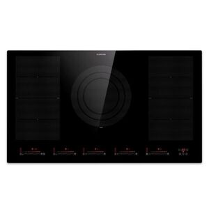 Imagine Klarstein Masterzone 90 Flex, plită cu inducție, max. 12 600 W, încorporat, 5 zone Flex, tehnologie ThermoBoost, Smart Flex