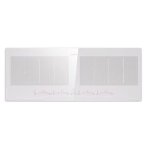 Imagine Klarstein Masterzone 90 Slim Flex, plită cu inducție, max. 7200 W, încorporat, 4 zone Flex, tehnologie ThermoBoost, Smart Flex