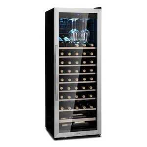 Imagine Klarstein Vticleinamour 46 Uno, frigider pentru vin, 1 zonă, 155 l/46 s, 4-18 °C, oțel inoxidabil