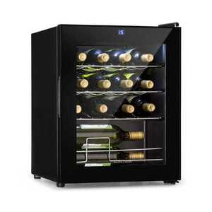 Imagine Klarstein Shiraz, răcitor de vinuri, 42 l, panou de control tactil, 131 W, 5 - 18 °C, negru