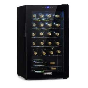 Imagine Klarstein Shiraz 24 Uno, vinotecă, 63 l, 24 de sticle, tactilă, 5 - 18 °C, neagră