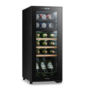 Imagine Klarstein Bovella 18 Duo+, frigider de vin cu două zone, 50l, 18 sticle, ușă de sticlă