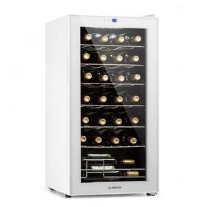 Imagine Klarstein Shiraz 28 Uno, frigider pentru vin, 74 litri, 28 sticle, panou de control tactil, 5-18°C