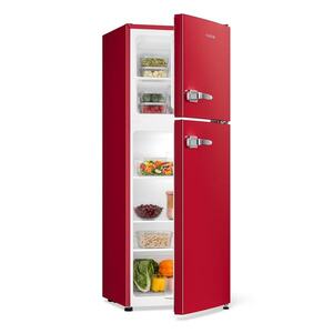 Imagine Klarstein Audrey, frigider-congelator combinat, 98l/40l, Retro-Look, 2 nivele