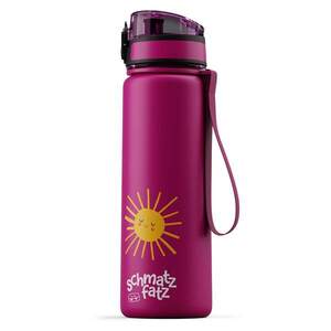 Imagine Klarstein Schmatzfatz sticlă sport pentru copii | 500 ml | Tritan | Gât din plastic | Curea de transport | Fără BPA | Ambalaj cadou