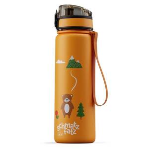 Imagine Klarstein Schmatzfatz sticlă sport pentru copii | 500 ml | Tritan | Gât din plastic | Curea de transport | Fără BPA | Ambalaj cadou