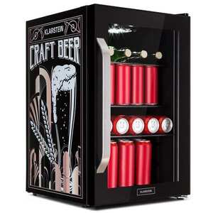 Imagine Klarstein Beersafe 70 Craft Beer Edition, frigider, 70 litri, usa sticla, inox