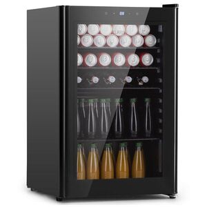 Imagine Klarstein Beercave 115 Frigider 115 ltr 4 rafturi Ușă de sticlă triplu izolată Touch