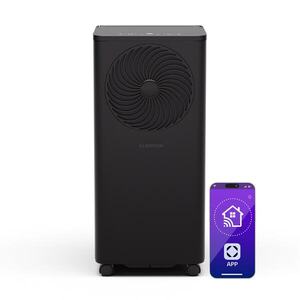 Imagine Klarstein Aero Ring 9K – aparat de aer condiționat mobil și inteligent, cu o capacitate de 9.000 BTU, pentru spații de până la 31 m², cu control vocal.