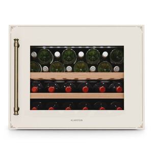 Imagine Klarstein Răcitor de vin Vinsider Victoria 28, 28 sticle, tactil, protecție UV, LED, silențios, 2 rafturi