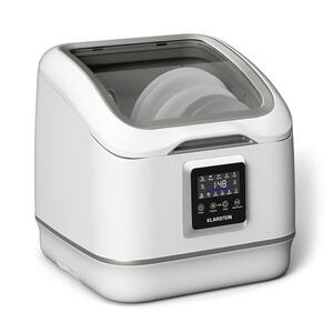 Imagine Klarstein Mașină de spălat vase SilentScrub, portabilă, touchscreen, 7 programe, 3 seturi de vase, coș pentru tacâmuri