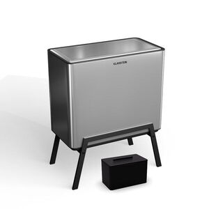 Imagine Klarstein Yuma coș de gunoi 40 L cu recipient pentru compost și picioare, filtru de miros