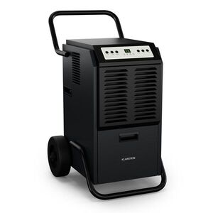Imagine Klarstein DuraDry 50L dezumidificator, 50 l/zi, 70-100 m², oțel inoxidabil, mobil, 450 m³/h