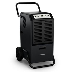 Imagine Klarstein DuraDry 70L dezumidificator, 70 l/zi, 90-140 m², oțel inoxidabil, mobil, 450 m³/h