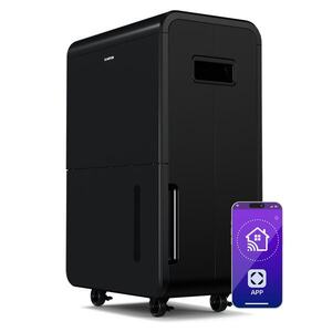 Imagine Klarstein DryFy Connect 70 dezumidificator, 70 l / zi, până la 140 m², control prin aplicație, mobil, rezervor de apă