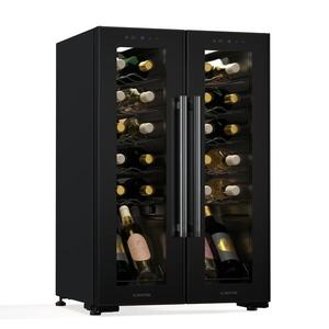 Imagine Klarstein Frigider pentru vin Shiraz, 2 zone de răcire, comandă tactilă, iluminare LED, model independent