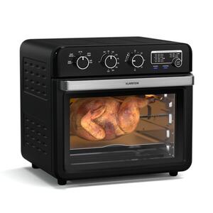 Imagine Klarstein Friteuza cu aer cald Air Glaze, 2000 W, 34 litri, fereastră panoramică, incl. set de accesorii
