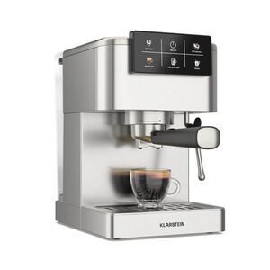 Imagine Klarstein Mașină de cafea SteelPresso cu portafiltru, Compact, 20 bar