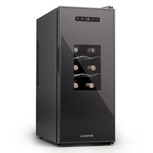 Imagine Klarstein Silent Vino 12 Uno Slim, răcitor de vinuri, 31 l / 12 sticle, 8-18 °C, tactil