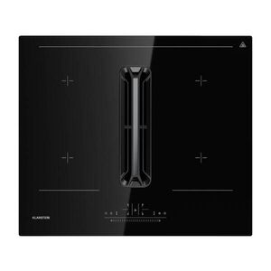 Imagine Klarstein Plită cu inducție AirJet 60 Down Air System + DownAir-hota, 10 000 W, 445 m³/h, Boost