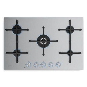 Imagine Klarstein Illuminosa 5 plită pe gaz cu 5 arzătoare Sabaf, inox