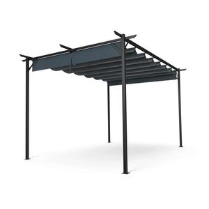 Imagine Blumfeldt Pantheon Robust Pergola, 3x4 m oțel vopsit electrostatic, rezistent la intemperii.