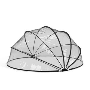 Imagine Blumfeldt ArmadilloShade foișor pentru piscină, Rotund, Fibră de sticlă, Protecție UV, Transparent