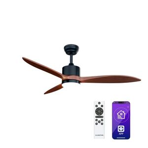 Imagine Klarstein SkyBreeze Smart ventilator de tavan, Utilizare interioară și exterioară, Control inteligent, IP44, 40 dB