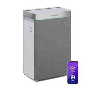 Imagine Klarstein AireLux Smart purificator și umidificator aer 2-în-1, CADR 400 m³/h, gri