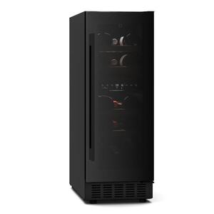 Imagine Klarstein Velaire frigider de vin încorporabil | Modern, elegant | Protecție UV | Dual-Zone | 17 sticle