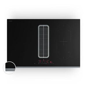 Imagine Klarstein Verosteel plită cu inducție și hotă integrată, elegantă, minimalistă, puternică 8400W 80cm