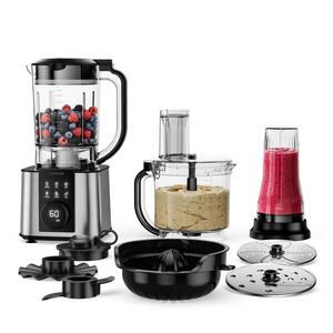 Imagine Klarstein Verosteel robot de bucătărie cu blender | Frământare, Bătut & Stoarcere | 1200 W | 2 L/1, 75 L
