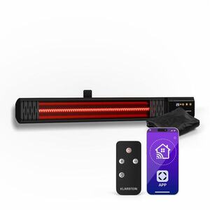 Imagine Klarstein Phantom încălzitor cu infraroșu pentru perete | 2000 W | 15 m² | Puternic și subțire | 84 cm x 10 cm